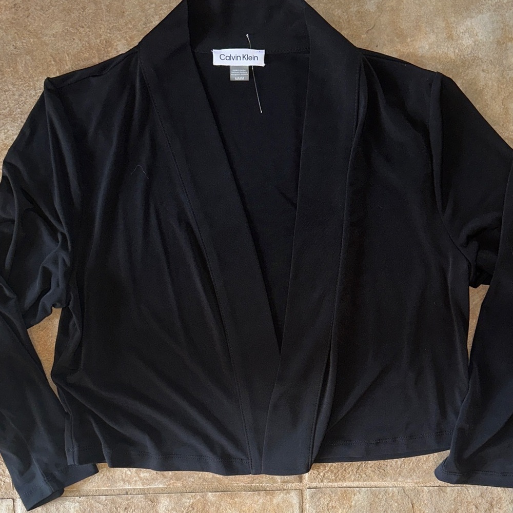 Calvin Klein Women's Black short Jacket size medium - Picture 4 of 5